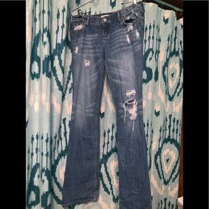 hollister flare/ boot cut jeans size 3L